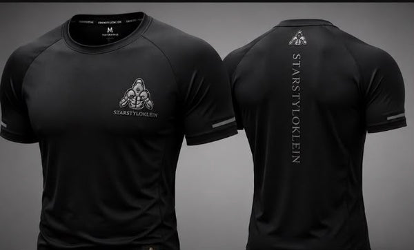 Premium Sport T-Shirt - Black Luxury Edition